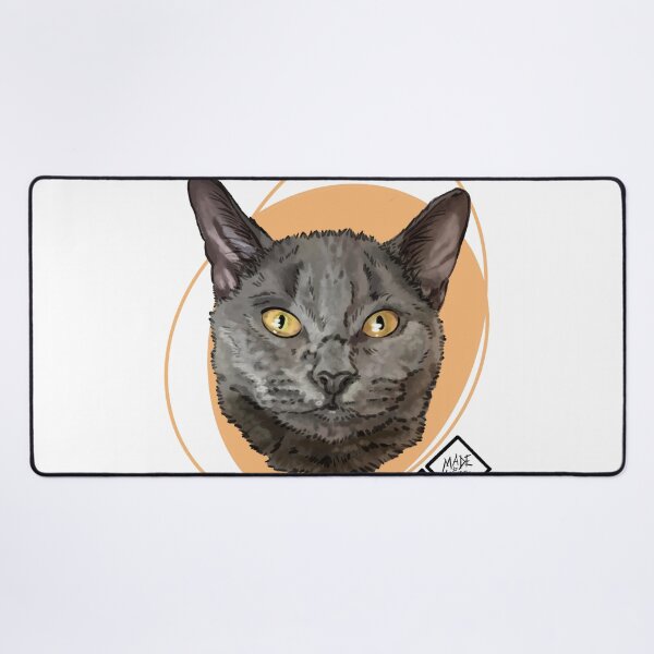 Item preview, Grey Beauty: Rescue cat designed and sold by Made-by-Anxiety.