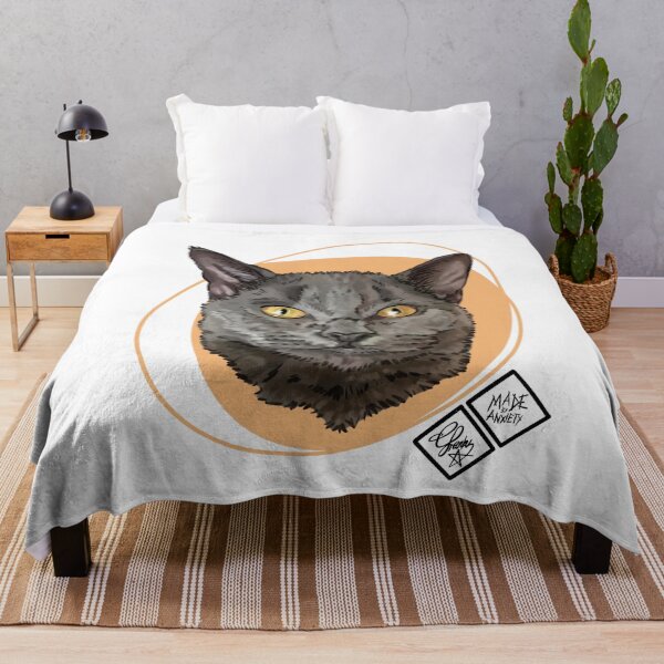 Item preview, Grey Beauty: Rescue cat designed and sold by Made-by-Anxiety.