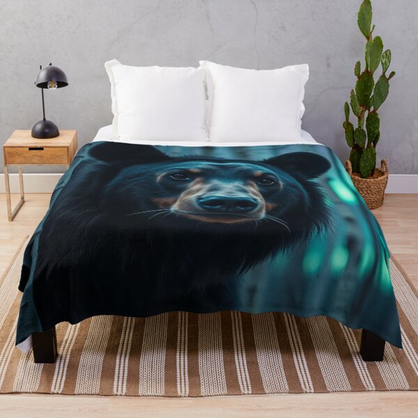 Item preview, Black Bear, Forest and Aurora designed and sold by Skye Ryan-Evans.