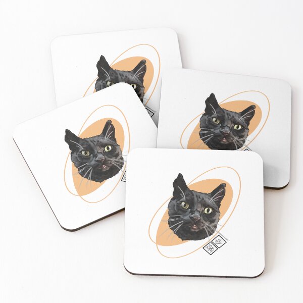 Item preview, Ruffed up black cat: Rescue designed and sold by Made-by-Anxiety.