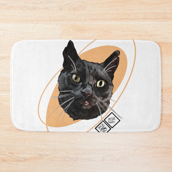 Item preview, Ruffed up black cat: Rescue designed and sold by Made-by-Anxiety.
