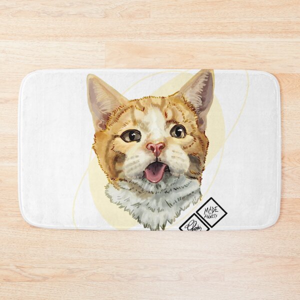 Item preview, Tounge out: Rescue cat designed and sold by Made-by-Anxiety.