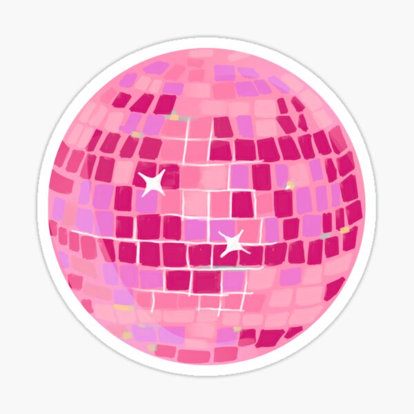 Artikel-Vorschau von Rosa Discokugel, designt und verkauft von Eleanor Reyelt Art.