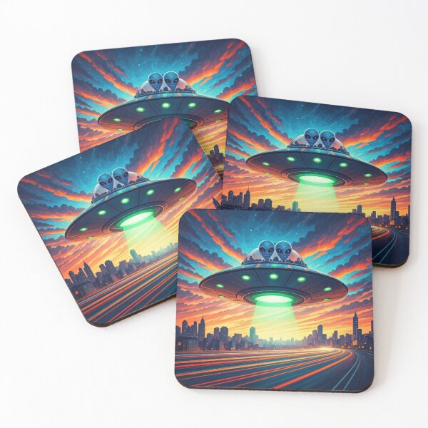 Item preview, Aliens Over The City designed and sold by Kelly Merrow.