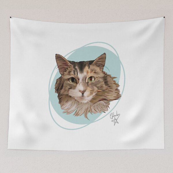 Item preview, Fluffy brown cat  designed and sold by Made-by-Anxiety.
