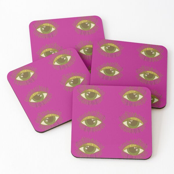 Item preview, Evil eye Pattern for College Dorm Decor 90s illustrator Jemma Jamie SKidmore  designed and sold by Jemma Jamie Skidmore.