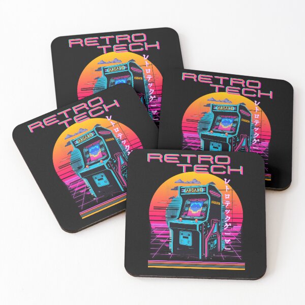 Item preview, Retro Tech Synthwave ARCADE for old school gamers designed and sold by Designs-Labs.