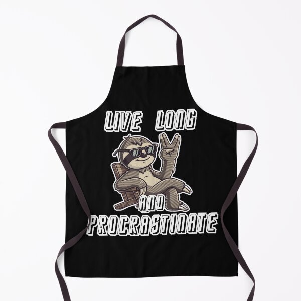 Item preview, Live Long and Procrastinate designed and sold by Nacho Average Designs.