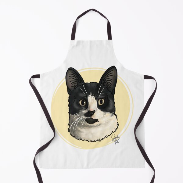 Item preview, Perky Black and white cat: Rescue cat designed and sold by Made-by-Anxiety.