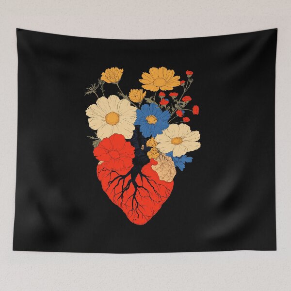 Item preview, Blooming Heart of Life designed and sold by Liededrom..