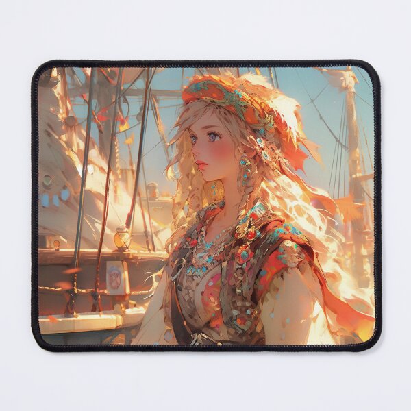 Item preview, Pirate Ship Adventure Anime Girl designed and sold by bubblegoth.