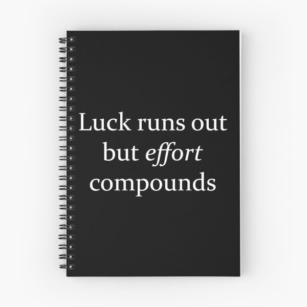 Item preview, Luck Runs Out - Keep Grinding designed and sold by IrredeemableTs.