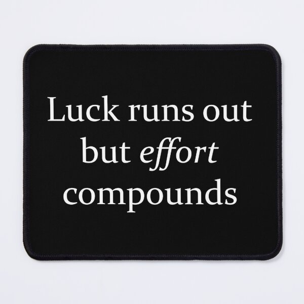 Item preview, Luck Runs Out - Keep Grinding designed and sold by IrredeemableTs.
