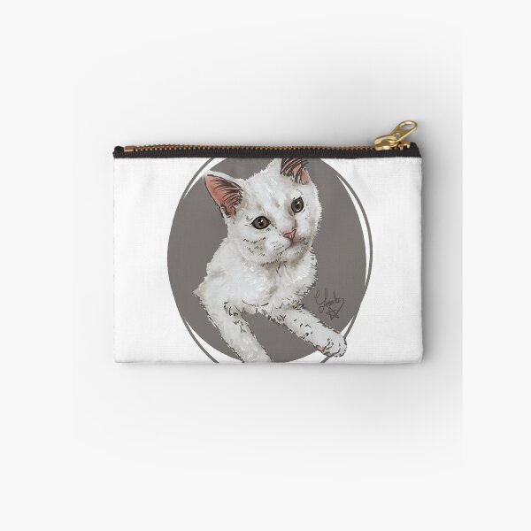 Item preview, White kitty: rescue cat designed and sold by Made-by-Anxiety.
