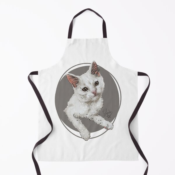 Item preview, White kitty: rescue cat designed and sold by Made-by-Anxiety.
