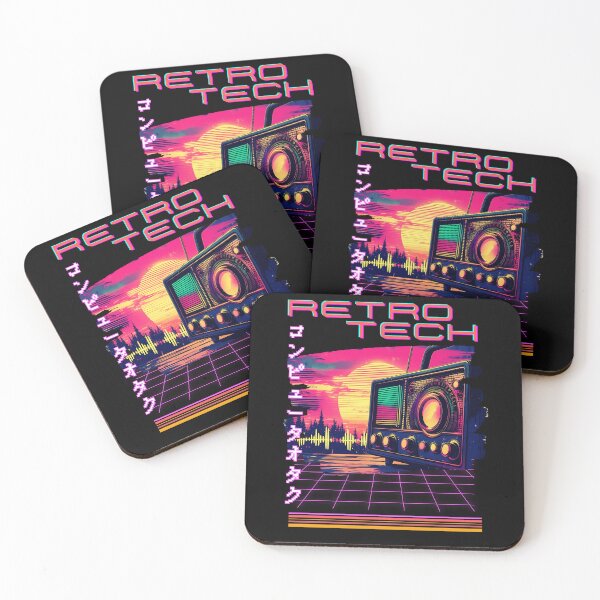 Item preview, Retro Tech Synthwave Old style Portable wireless Radio designed and sold by Designs-Labs.