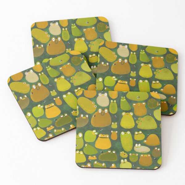 Item preview, Lots of Frogs with Flies designed and sold by Wubsys.