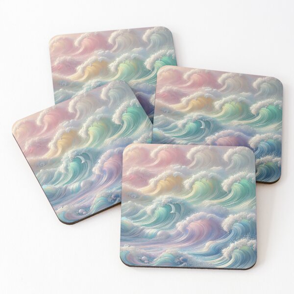 Item preview, Pastel Rainbow Ocean Serenity designed and sold by Divine Lens Art.