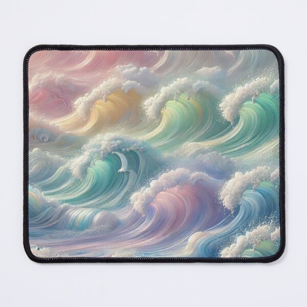 Item preview, Pastel Rainbow Ocean Serenity designed and sold by Divine Lens Art.