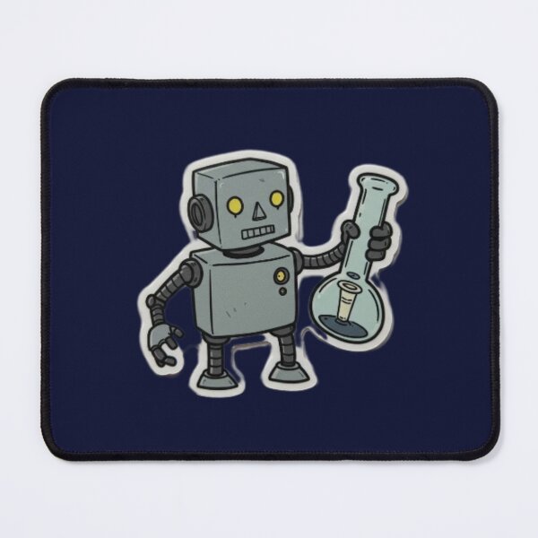 Item preview, Robot Holding Bong designed and sold by TickledStink.