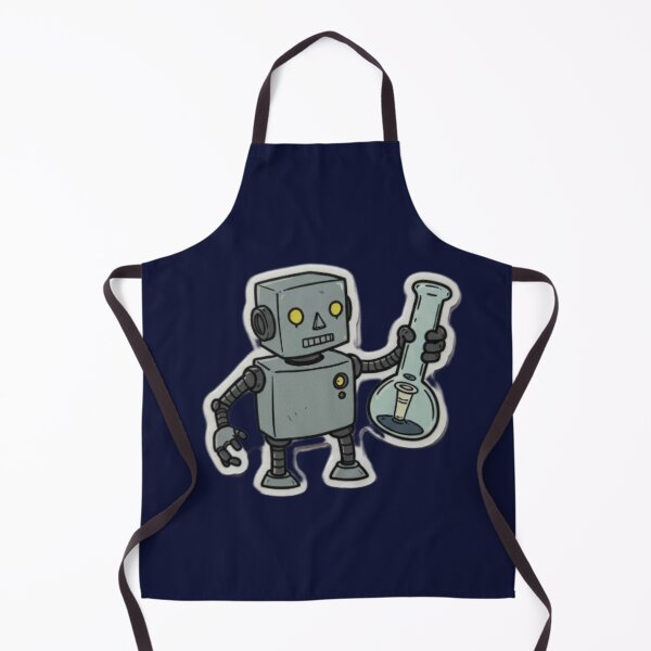 Item preview, Robot Holding Bong designed and sold by TickledStink.