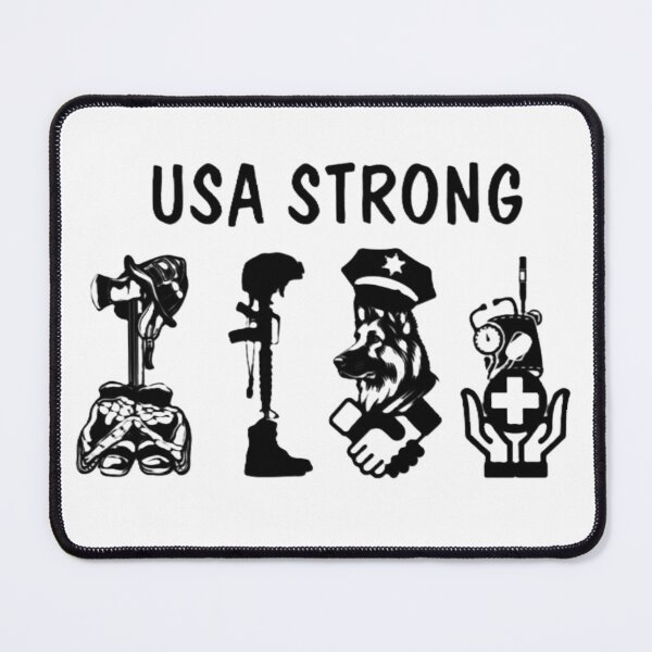 Item preview, USA Strong Tribute to First Responders designed and sold by EarthsHues.