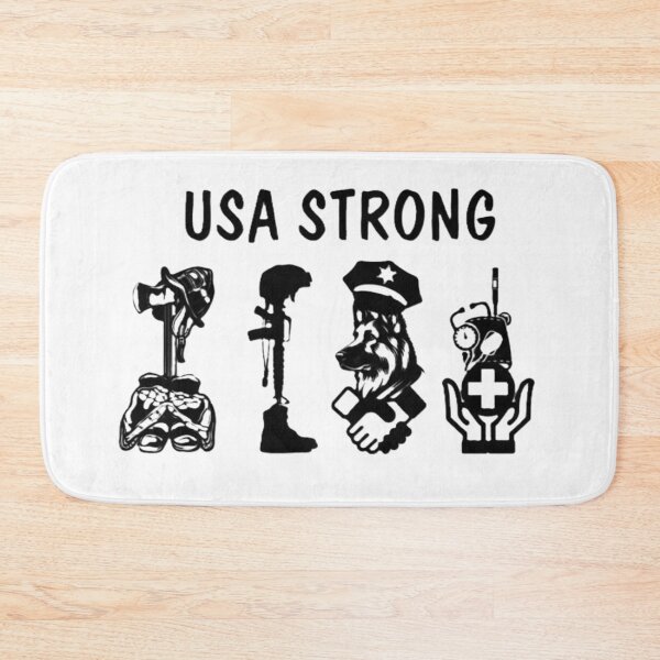 Item preview, USA Strong Tribute to First Responders designed and sold by EarthsHues.