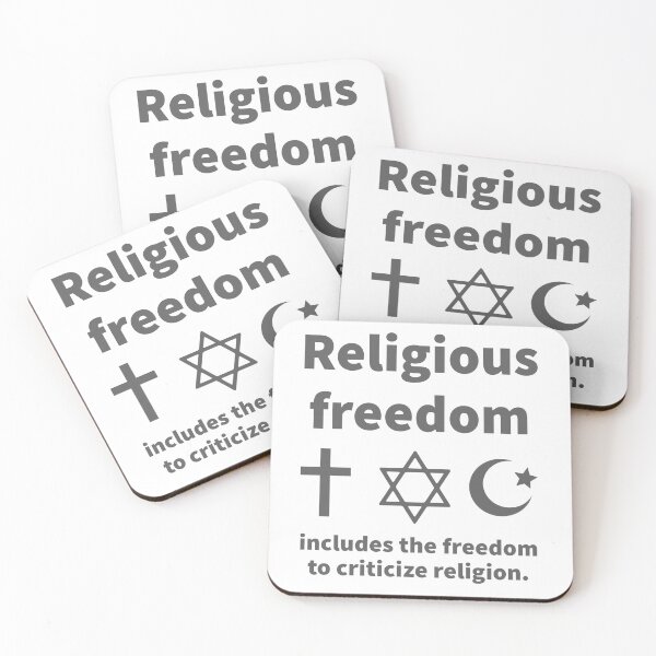 Item preview, Religious freedom includes the freedom to criticize religion  designed and sold by Rachel the Artist .