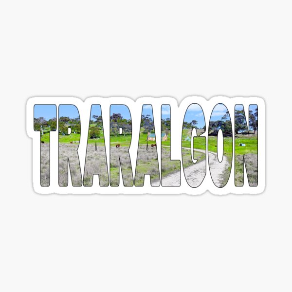 Item preview, TRARALGON - Victorian Country Scenery Cows Rural Farming designed and sold by Adam Gormley.