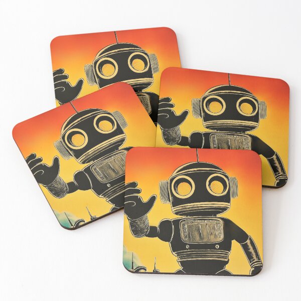Item preview, Robot - Vintage 1950's Science Fiction, Retro Sci-Fi designed and sold by Fantasy Masterpiece.