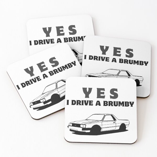Item preview, Yes I Drive a Brumby (Black) designed and sold by qldautodesigns.