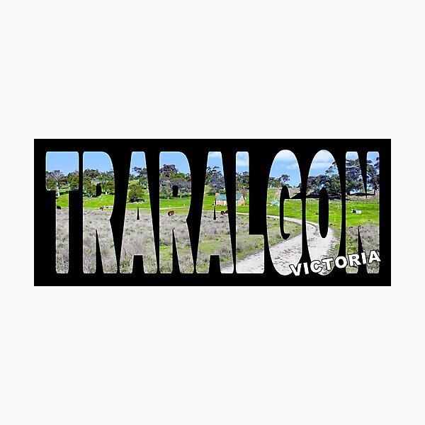 Item preview, TRARALGON Victoria - Country Scenery Cows Rural Farming designed and sold by Adam Gormley.