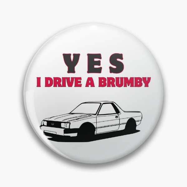 Item preview, Yes I Drive a Brumby (Red) designed and sold by qldautodesigns.
