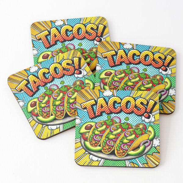 Item preview, Tacos Pop Art designed and sold by Pop Art T Designs.