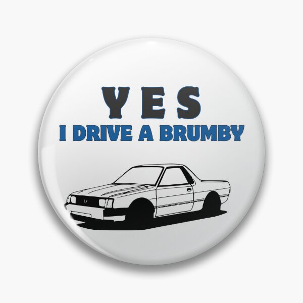 Item preview, Yes I Drive a Brumby (Blue) designed and sold by qldautodesigns.