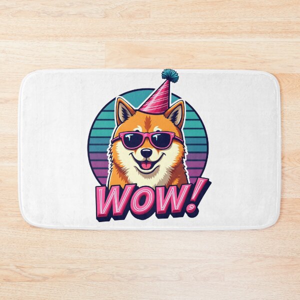 Item preview, Much Fun, So Wow - Doge Party designed and sold by Dazzle-Sizzle.