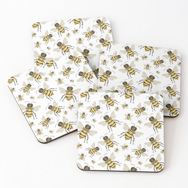 Item preview, Honey Bees Pattern designed and sold by KateVanFloofno1.