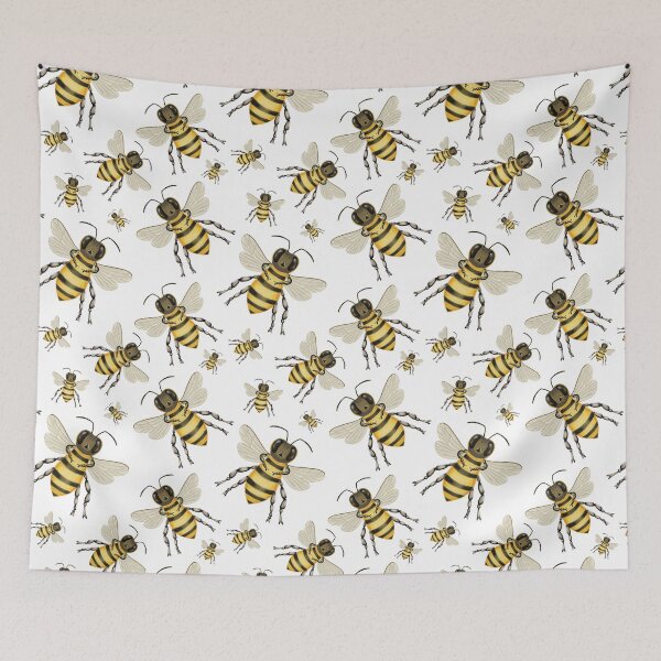 Item preview, Honey Bees Pattern designed and sold by KateVanFloofno1.