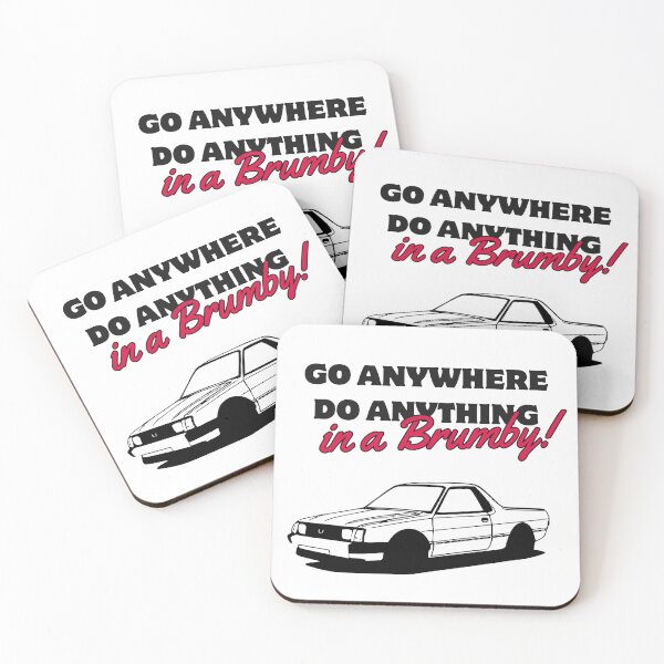 Item preview, Go Anywhere Do Anything in a Brumby (Red) designed and sold by qldautodesigns.