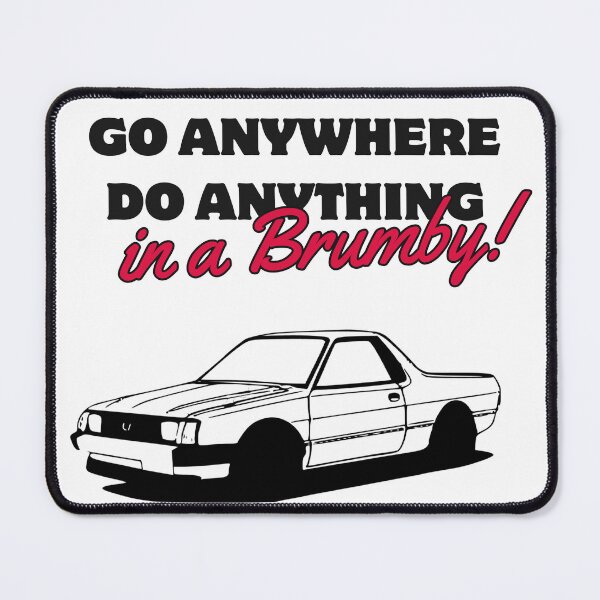Item preview, Go Anywhere Do Anything in a Brumby (Red) designed and sold by qldautodesigns.