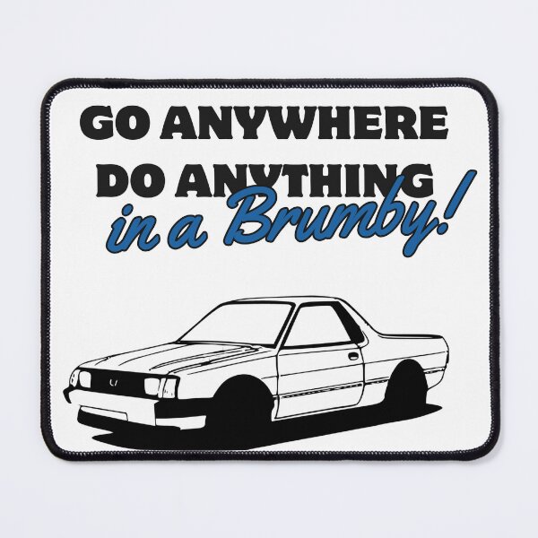 Item preview, Go Anywhere Do Anything in a Brumby (Blue) designed and sold by qldautodesigns.