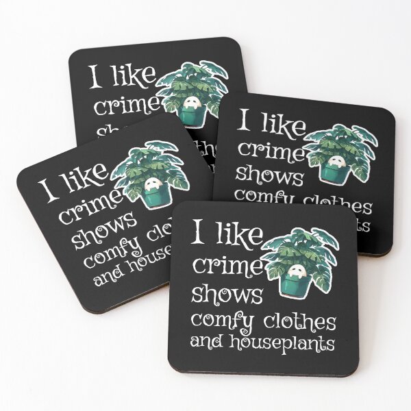 Item preview, Crime Shows and Comfy Clothes and Plants designed and sold by weebaroo.
