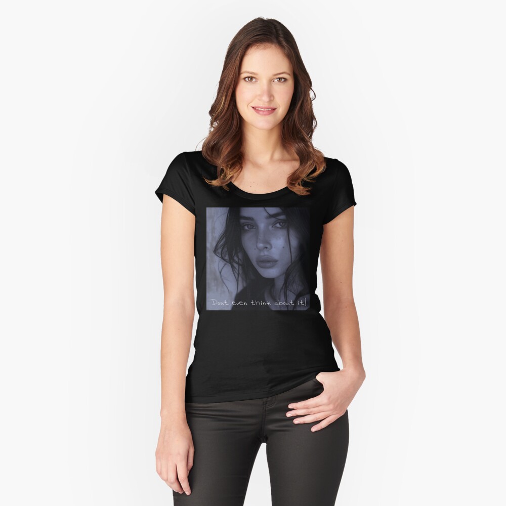 Item preview, Fitted Scoop T-Shirt designed and sold by Finvara.