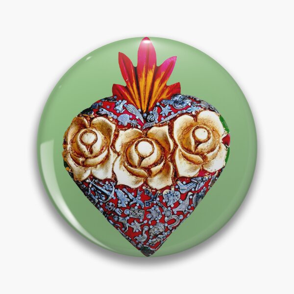 Item preview, Sacred Heart Sage Green designed and sold by TinaSalazar.