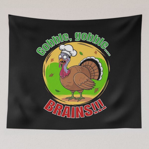 Item preview, A zombie Turkey wanting Brains. designed and sold by JennyFinns.