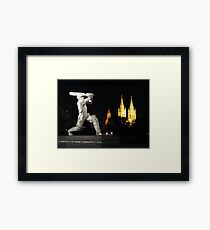 Sports mad in the City of Churches Framed Print