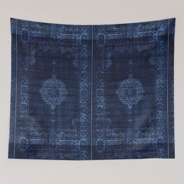 Item preview, navy carpet  designed and sold by Botany Co..