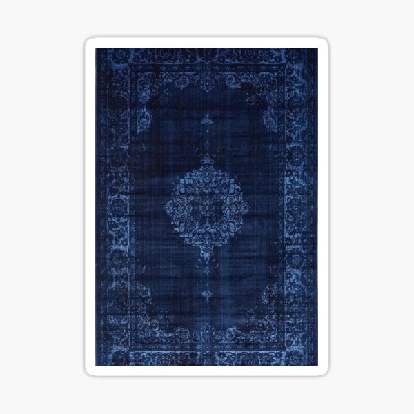 Item preview, navy carpet  designed and sold by Botany Co..
