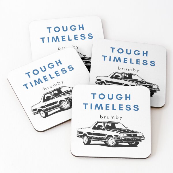 Item preview, Tough Timeless Brumby (Blue) designed and sold by qldautodesigns.
