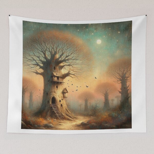 Item preview, Baobao Tree House designed and sold by Beyondnote-Art.